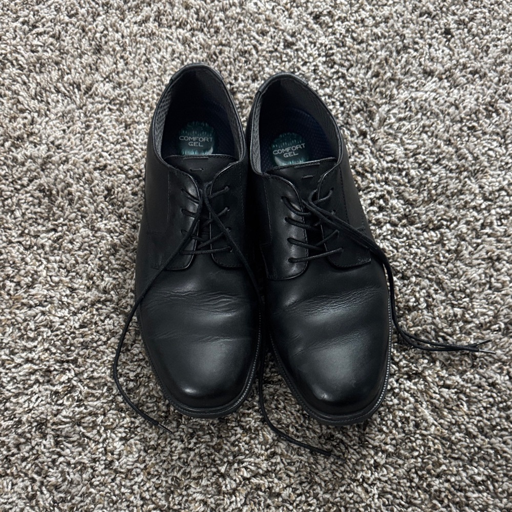 Black Leather Men's Dress Shoes